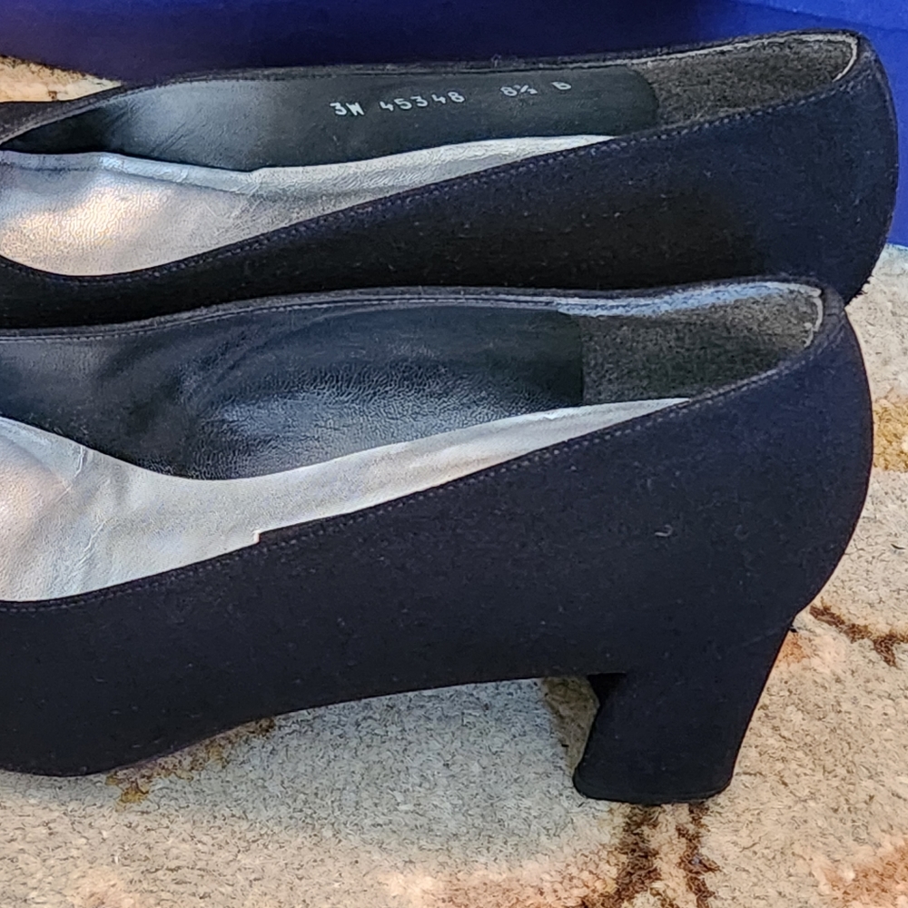 Stuart Weitzman size 8.5 block high heels pumps - Picture 6 of 10